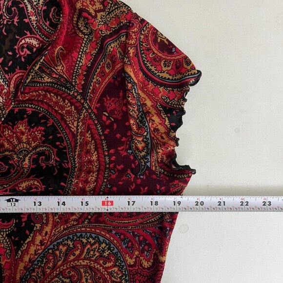 y2k paisley girly boho granola top - Picture 5 of 7